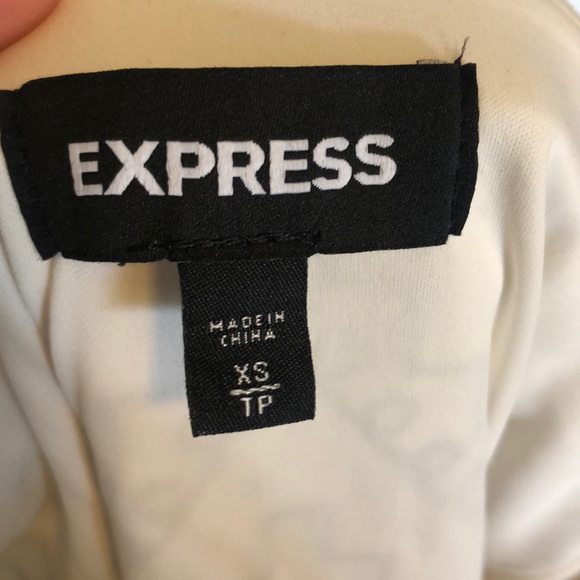 Express mini skirt. White with black sequins - Picture 3 of 3